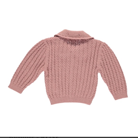 Bebe Organic Loulou Cardigan And Bloomer - ROSE - Picture 3 of 10